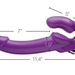 Strap U 7X Revolver 2 Inch Thick Vibrating Strapless Strap-on Dildos & Strap-Ons