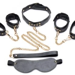 Master Series Gold Submission Bondage Kit BDSM 15 Master Series Gold Submission Bondage Kit BDSM