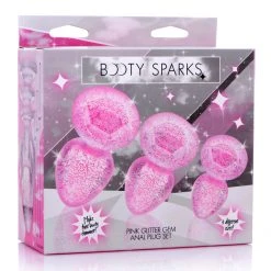 Booty Sparks Glitter Gem Anal Plug Set - 21 Booty Sparks Glitter Gem Anal Plug Set -