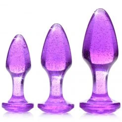 Booty Sparks Glitter Gem Anal Plug Set - 23 Booty Sparks Glitter Gem Anal Plug Set -
