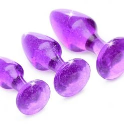 Booty Sparks Glitter Gem Anal Plug Set - 22 Booty Sparks Glitter Gem Anal Plug Set -