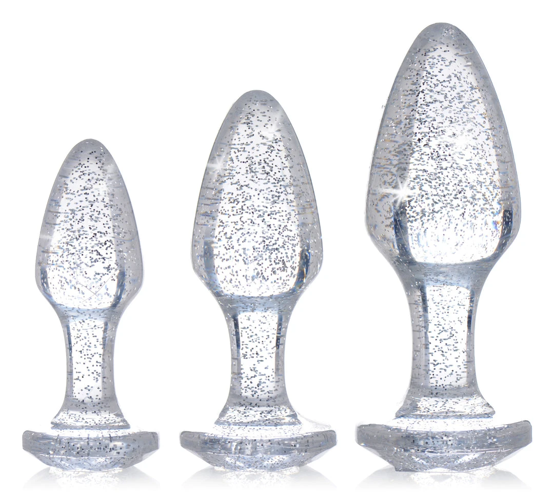 Booty Sparks Glitter Gem Anal Plug Set - 13 Booty Sparks Glitter Gem Anal Plug Set -