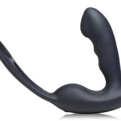 Alpha-Pro 7X P-Strap Milking And Vibrating Prostate Stimulator With Cock And Ball Harness