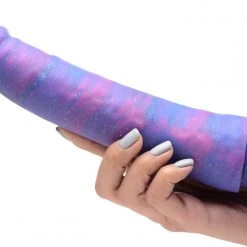Strap U Magic Stick Glitter Silicone Dildo - 9.5 Inch Dildos & Strap-Ons