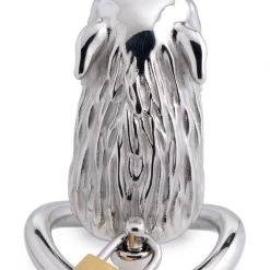 Master Series BDSM Tiger King Locking Chastity Cage