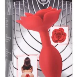 Master Series Booty Bloom Silicone Rose Anal Plug - Medium
