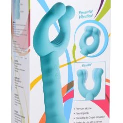 Frisky Yass! Vibe Dual-Ended Silicone Vibrator Penis Pleasure