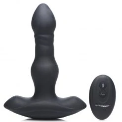 Thunderplugs Vibrating And Thrusting Remote Control Silicone Anal Plug