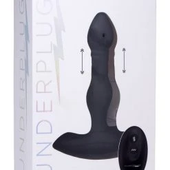 Thunderplugs Vibrating And Thrusting Remote Control Silicone Anal Plug