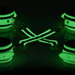 Master Series Kink In The Dark Glowing Hog Tie Bondage Set BDSM
