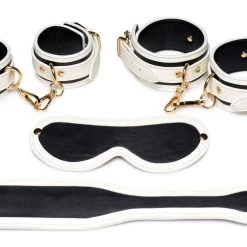 Master Series Kink In The Dark Glowing Cuffs Blindfold And Paddle Bondage Set 6 Master Series Kink In The Dark Glowing Cuffs Blindfold And Paddle Bondage Set