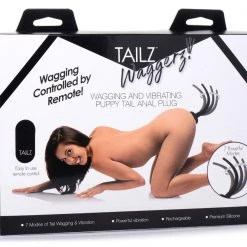 Tailz Remote Control Wagging And Vibrating Puppy Tail Anal Plug