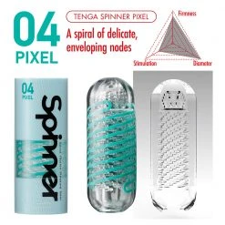 Tenga Spinner - 04 Pixel Stroker Penis Pleasure