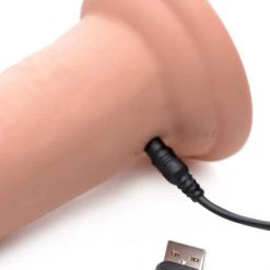 Swell 7X Inflatable And Vibrating Remote Control Silicone Dildo - 7 Inch