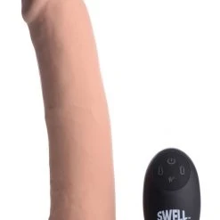 Swell 7X Inflatable And Vibrating Remote Control Silicone Dildo - 8.5 Inch Dildos & Strap-Ons