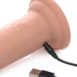 Swell 7X Inflatable And Vibrating Remote Control Silicone Dildo - 8.5 Inch Dildos & Strap-Ons