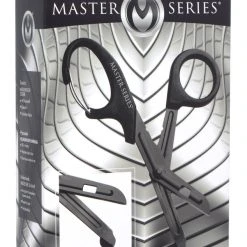 Master Series BDSM Snip Heavy Duty Bondage Scissors With Clip