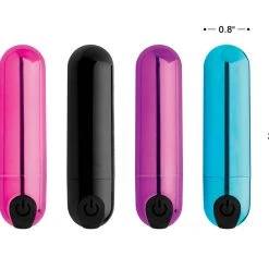 Bang Vibrators 10X Rechargeable Vibrating Metallic Bullet