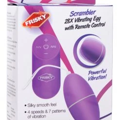 Frisky Vibrators 28X Scrambler Vibrating Egg With Remote Control -