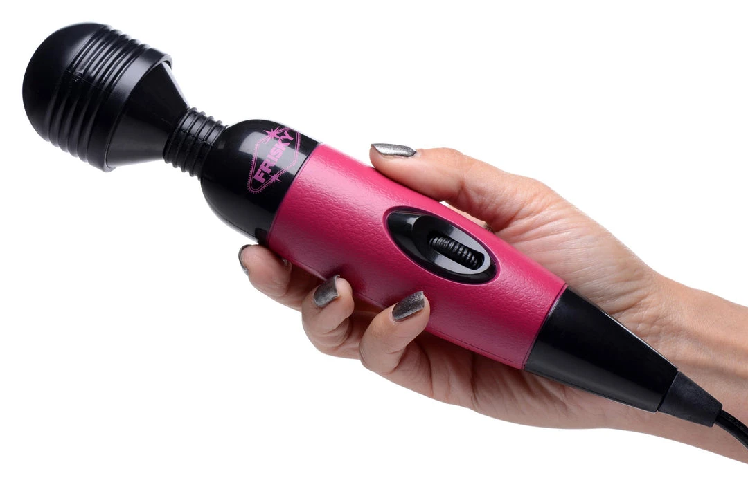 Frisky Playful Pleasure Multi-Speed Vibrating Wand - Vibrators 3 Frisky Playful Pleasure Multi-Speed Vibrating Wand - Vibrators