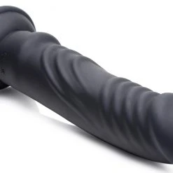 Zeus Electrosex E-Stim Pro 5x Vibrating Dildo With Remote Control BDSM