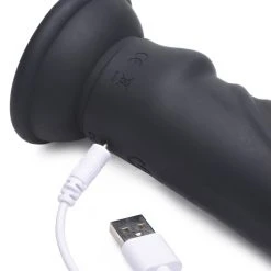 Zeus Electrosex E-Stim Pro 5x Vibrating Dildo With Remote Control BDSM