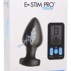 Zeus Electrosex E-Stim Pro Silicone Vibrating Anal Plug With Remote Control
