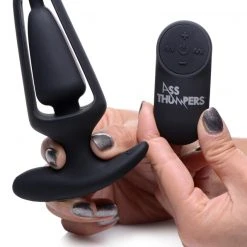 Ass Thumpers 7X Vibrating Hollow Silicone Anal Plug 9 Ass Thumpers 7X Vibrating Hollow Silicone Anal Plug