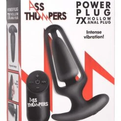 Ass Thumpers 7X Vibrating Hollow Silicone Anal Plug 13 Ass Thumpers 7X Vibrating Hollow Silicone Anal Plug