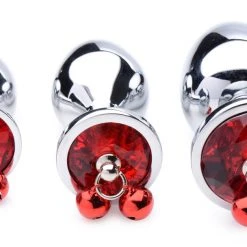 Booty Sparks Gem With Bells Anal Plug Set