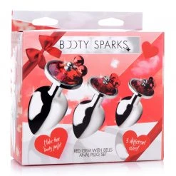 Booty Sparks Gem With Bells Anal Plug Set
