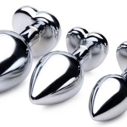 Booty Sparks Heart Gem Anal Plug Set