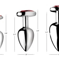 Booty Sparks Heart Gem Anal Plug Set