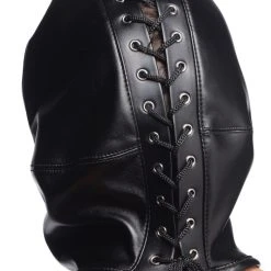 Strict Zip Front Bondage Hood BDSM 7 Strict Zip Front Bondage Hood BDSM