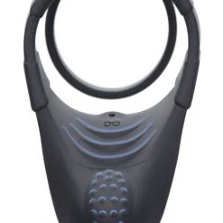 Trinity Vibes 10X Silicone Cock Ring With Vibrating Taint Stimulator Penis Pleasure