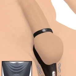 Trinity Vibes 10X Silicone Cock Ring With Vibrating Taint Stimulator Penis Pleasure