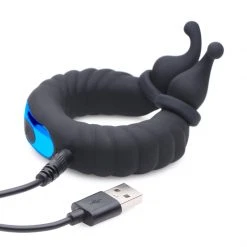 Trinity Vibes 10X Cobra Dual Stimulation Silicone Cock Ring