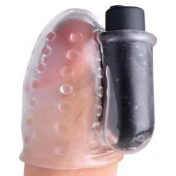 Trinity Vibes 28X Rechargeable Penis Head Teaser With Remote Control