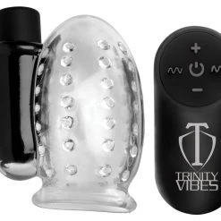 Trinity Vibes 28X Rechargeable Penis Head Teaser With Remote Control 8 Trinity Vibes 28X Rechargeable Penis Head Teaser With Remote Control