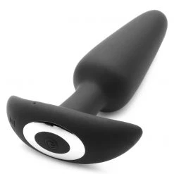 Whisperz Voice Activated 10X Silicone Vibrating Slim Butt Plug With Remote Control Anal