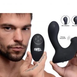 Swell 10X Inflatable And Tapping Silicone Prostate Vibrator