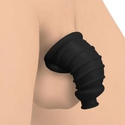 Master Series BDSM Dark Chamber Silicone Chastity Cage