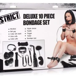 Strict Deluxe 10 Piece Bondage Set BDSM