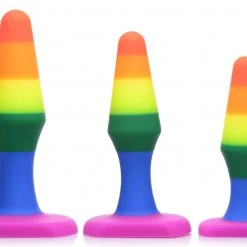 Frisky Rainbow Ready Silicone Anal Set