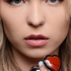 Booty Sparks Authentic Jasper Gemstone Heart Anal Plug - Large 17 Booty Sparks Authentic Jasper Gemstone Heart Anal Plug - Large