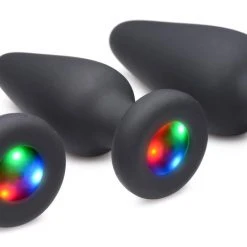 Booty Sparks Light Up Silicone Anal Plug - Large
