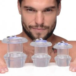 Master Series Ass Bung Hollow Anal Dilator With Plug - Large