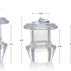 Master Series Ass Bung Hollow Anal Dilator With Plug - Large