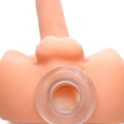 Master Series Ass Bung Hollow Anal Dilator With Plug - Large