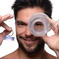 Master Series Ass Bung Hollow Anal Dilator With Plug - Large